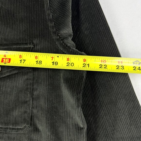Express Men's Long Sleeve Buttons Green Corduroy Shirt Jacket Size Small NWOT - Picture 9 of 10